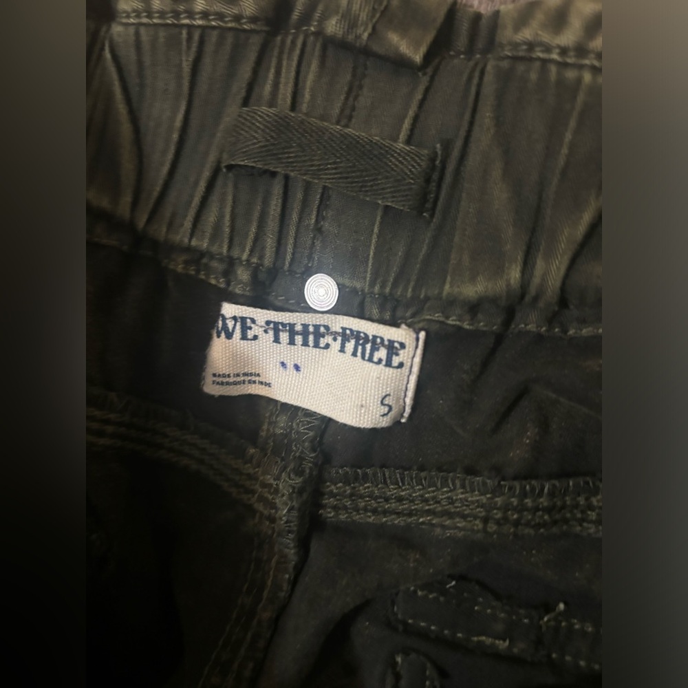 Free People Can't Compare Cargo Pants In Dusty Olive - Picture 12 of 15